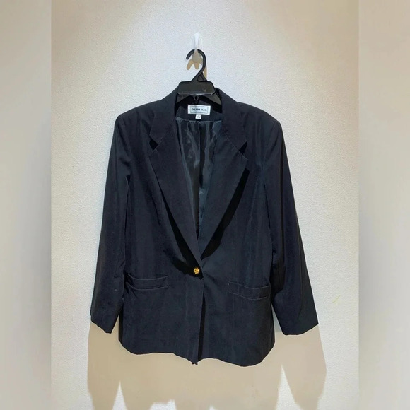 Dumas Jackets & Blazers - Dumas Women's Blazer Jacket Casual Work Black Button Pockets Size 14